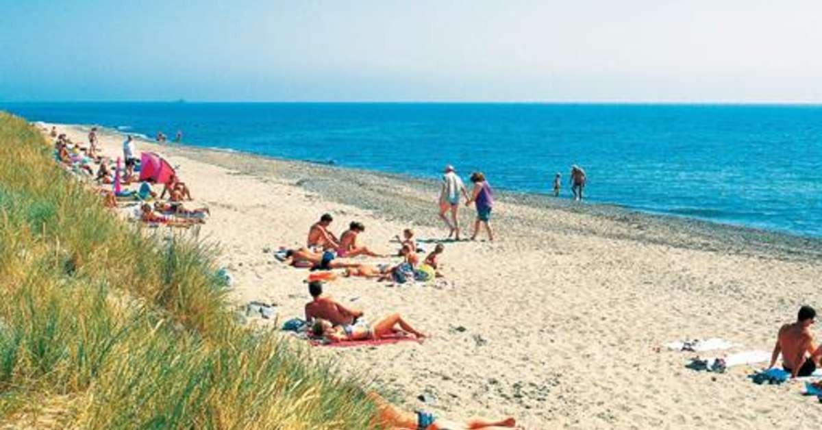 Een foto van het strand bij Vakantiepark Lalandia Rødby