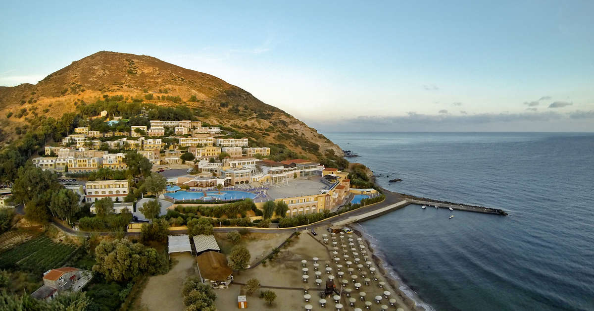 Een foto van de buitenkant van Fodele Beach & Water Park