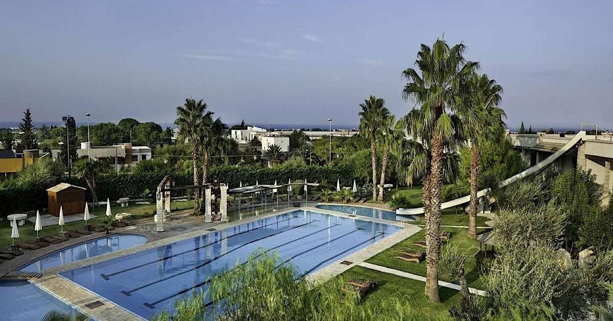 Een foto van een overzicht van Unahotels Regina Bari
