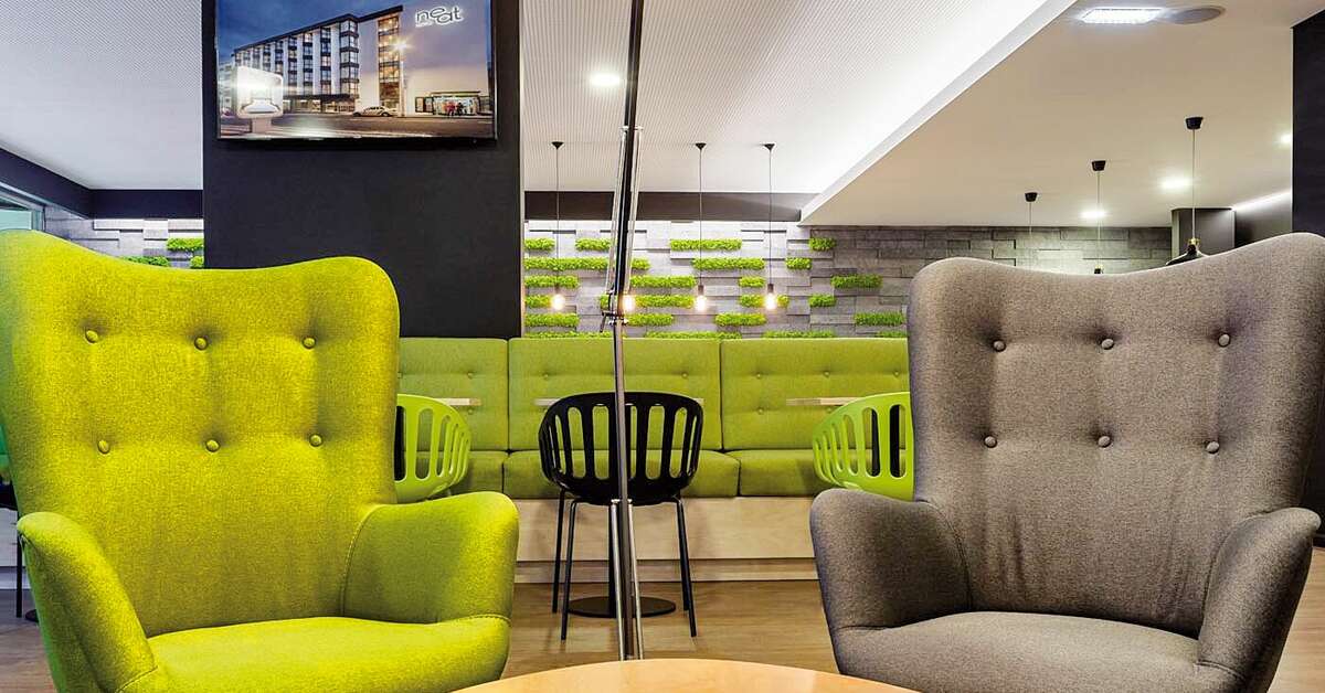 Een foto van de faciliteiten bij Neat Hotel Avenida