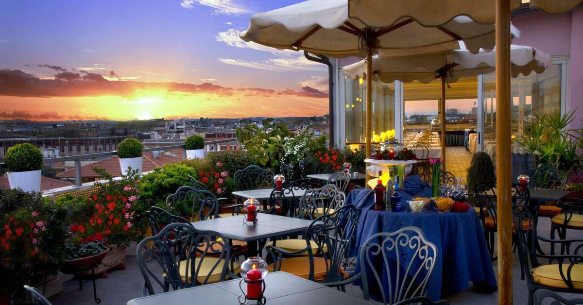 Ein Foto von den Einrichtungen im Hotel Marcella Royal