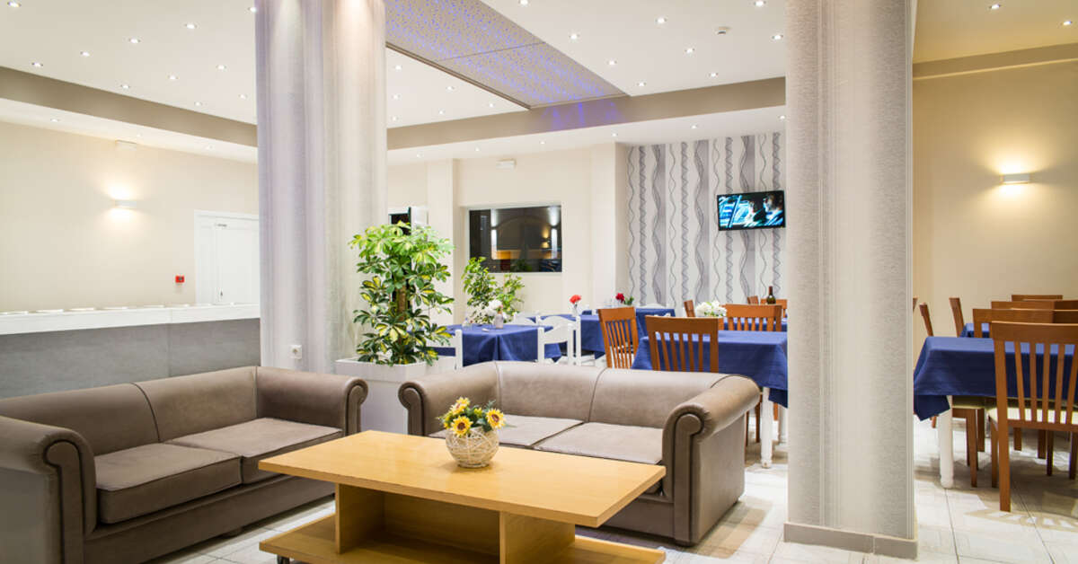 Een foto van het interieur van Club Zante Plaza