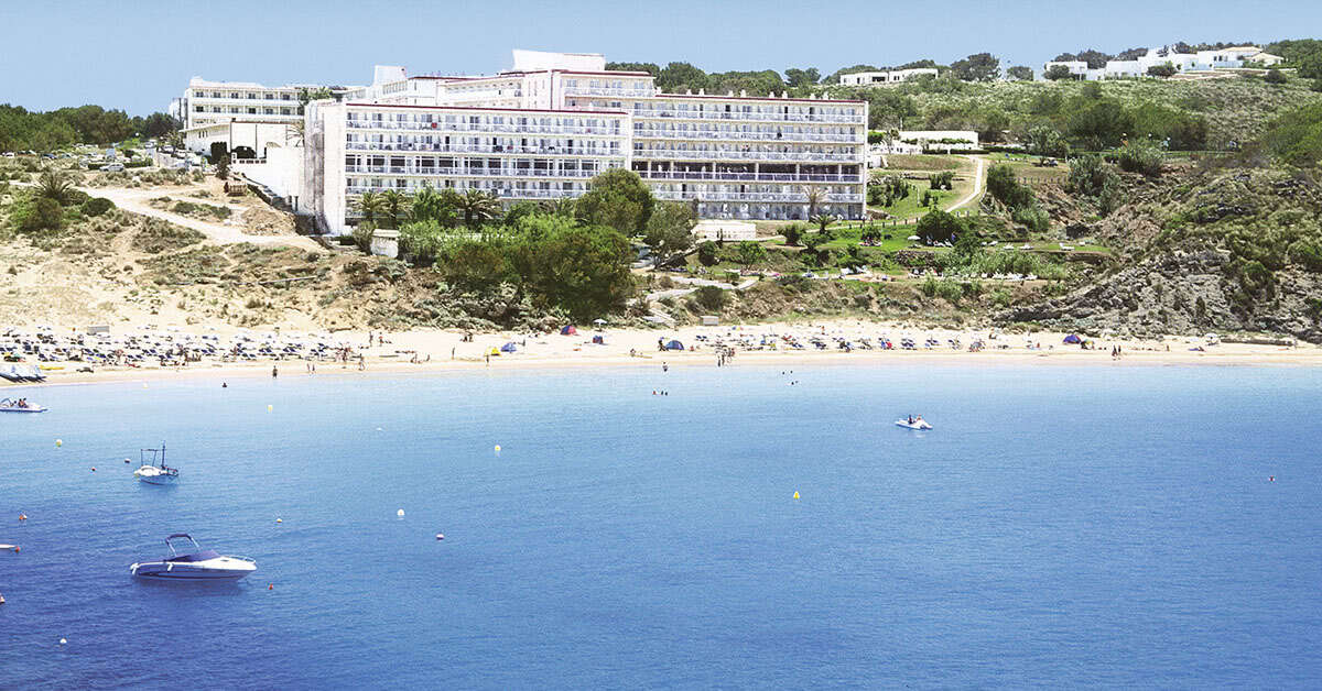 Een foto van het strand bij Club Hotel Aguamarina