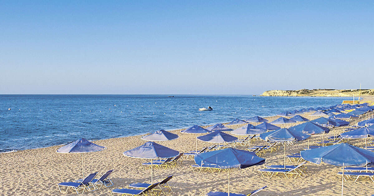 Een foto van het strand bij Giannoulis Almyra Hotel & Village