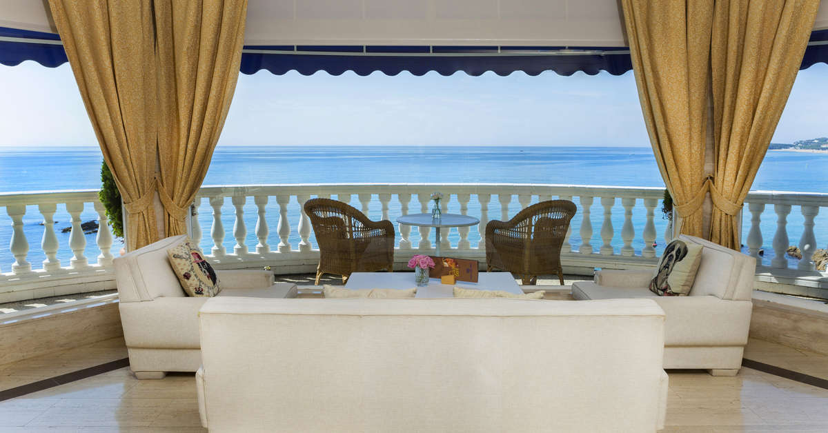 Een foto van het interieur van Hotel Costa Brava