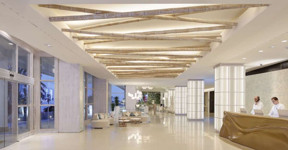 Een foto van het interieur van Amare Marbella Beach Hotel