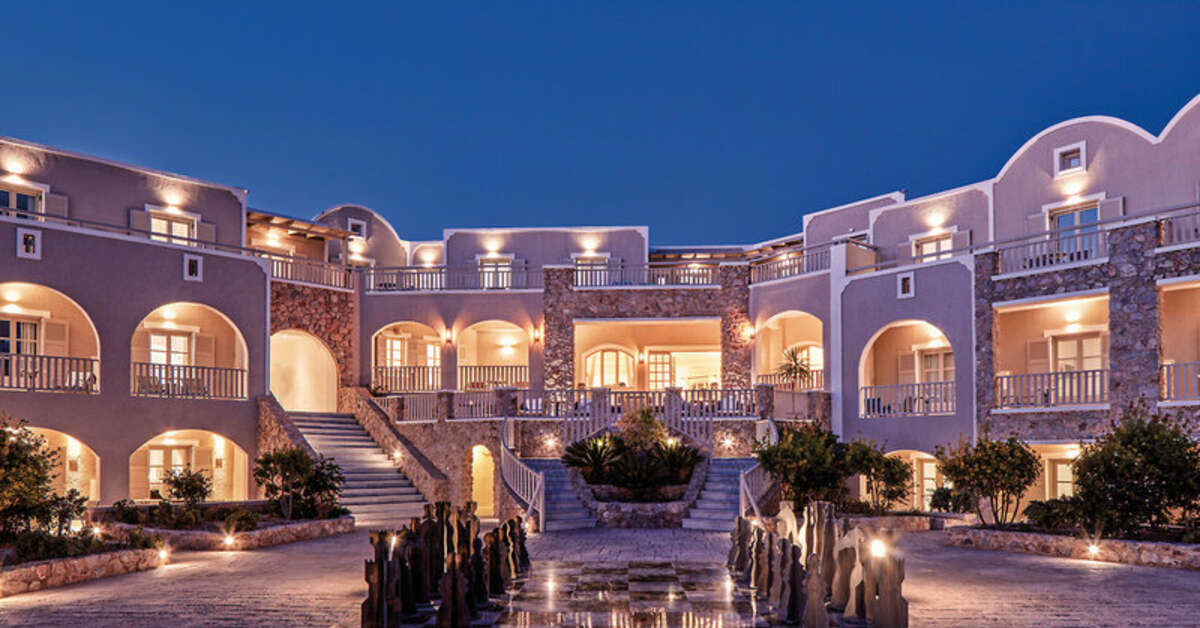 Ein Foto von der Außenansicht des Santo Miramare Resort