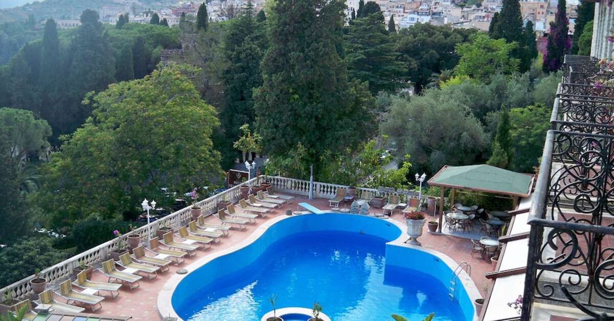 Een foto van het zwembad bij Taormina Park Hotel