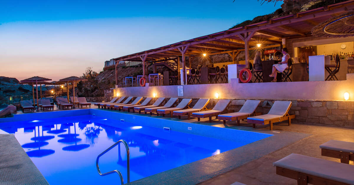 Een foto van het zwembad bij Lygaria Beach Hotel