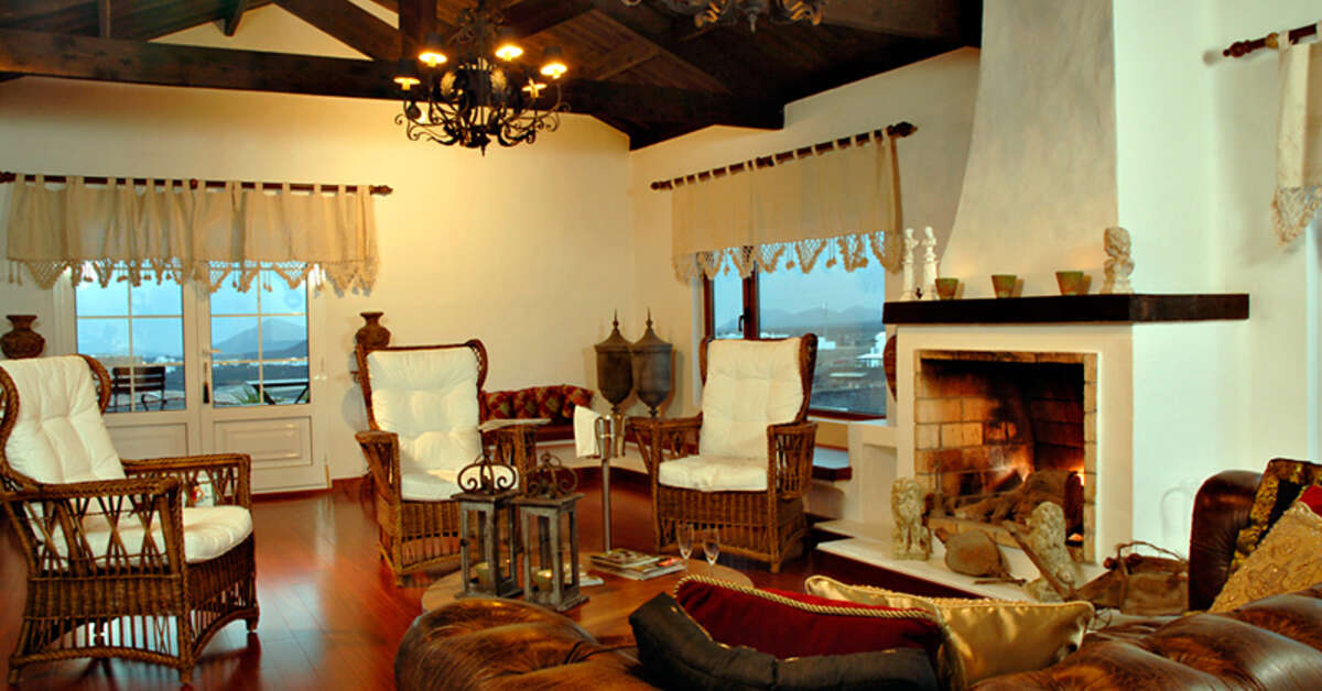 Een foto van het interieur van Casa de Hilario