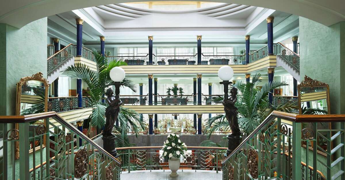 Een foto van het interieur van Hotel Jardines de Nivaria