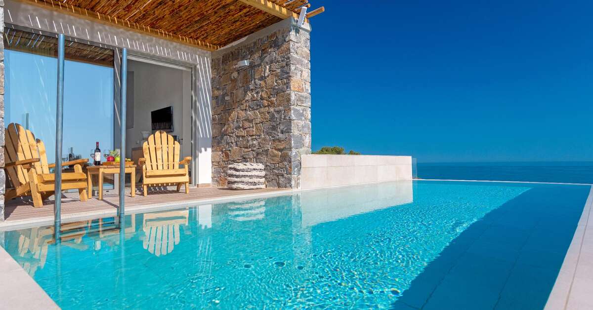 Ein Foto vom Pool im Atermono Boutique Resort