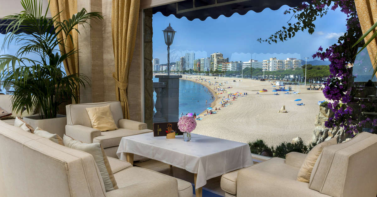 Een foto van het interieur van Hotel Costa Brava