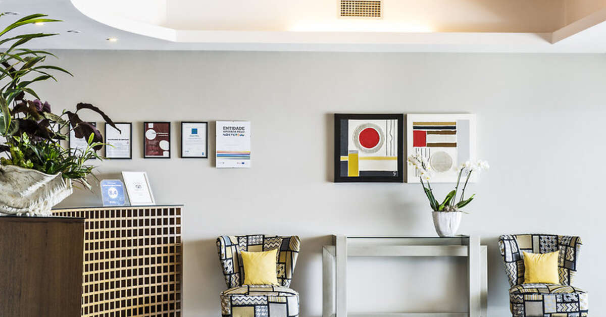 Een foto van het interieur van Sao Felix Hotel Hillside & Nature