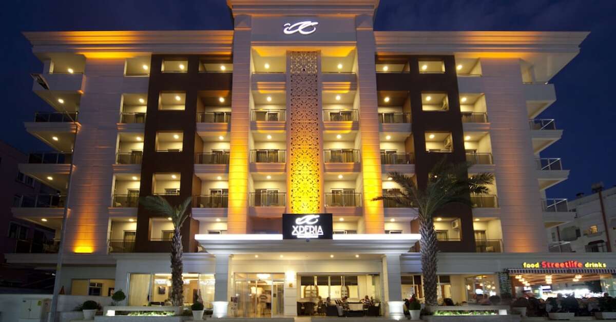 Een foto van de buitenkant van Xperia Grand Bali Hotel
