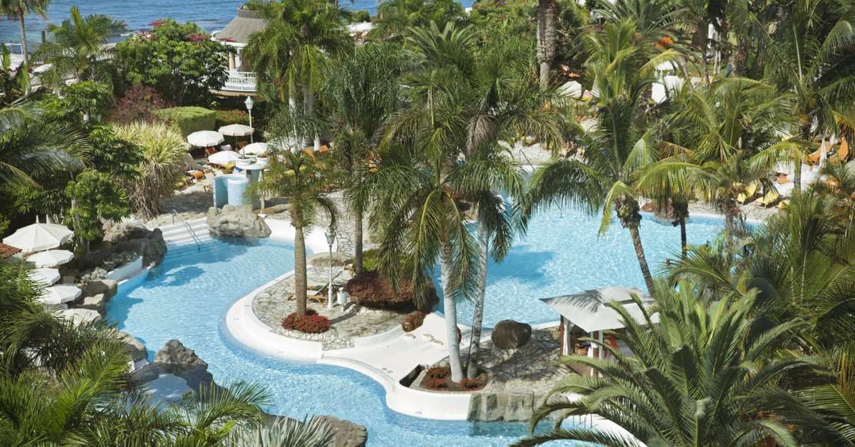 Een foto van het zwembad bij Hotel Jardines de Nivaria