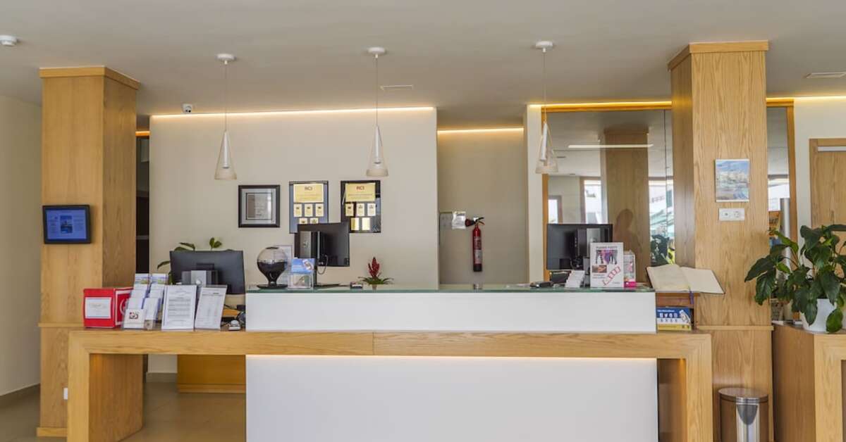 Een foto van het interieur van Hilton Grand Vacations Sunset Bay Club