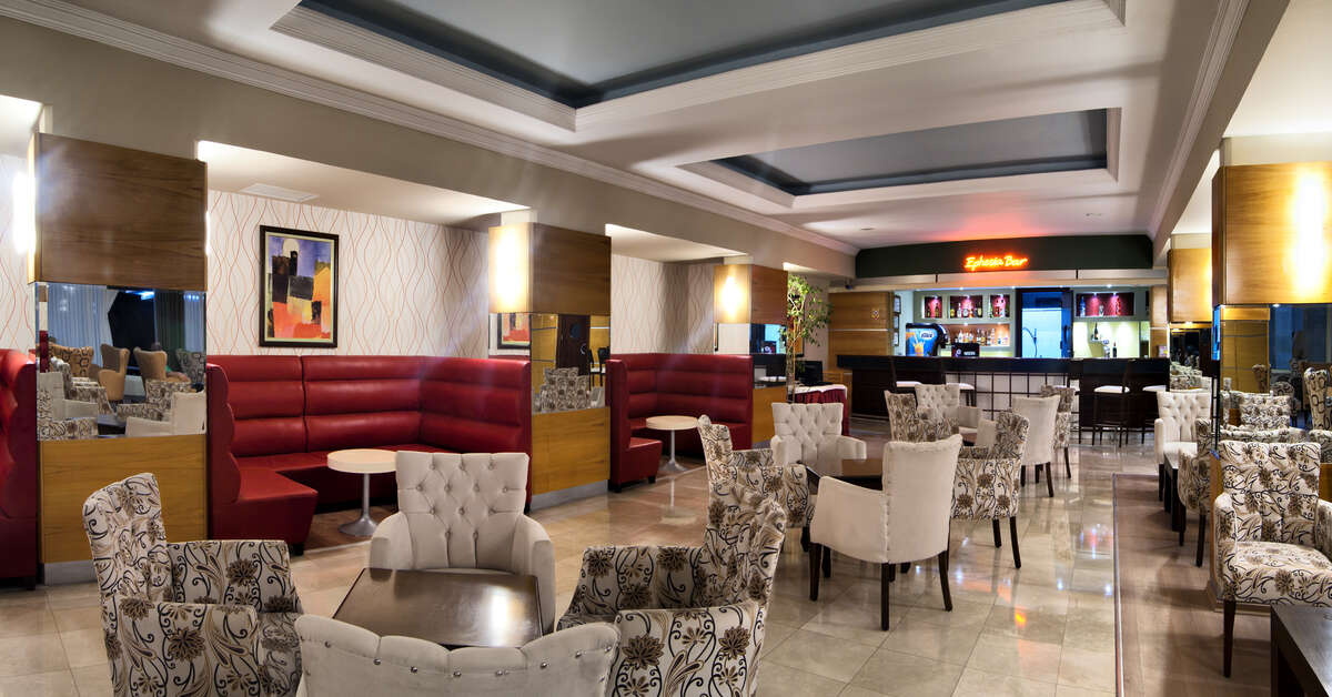 Een foto van het interieur van Ephesia Hotel