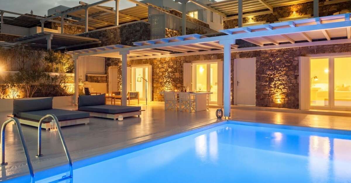 Een foto van het zwembad bij Casa Del Mar Mykonos Seaside Resort