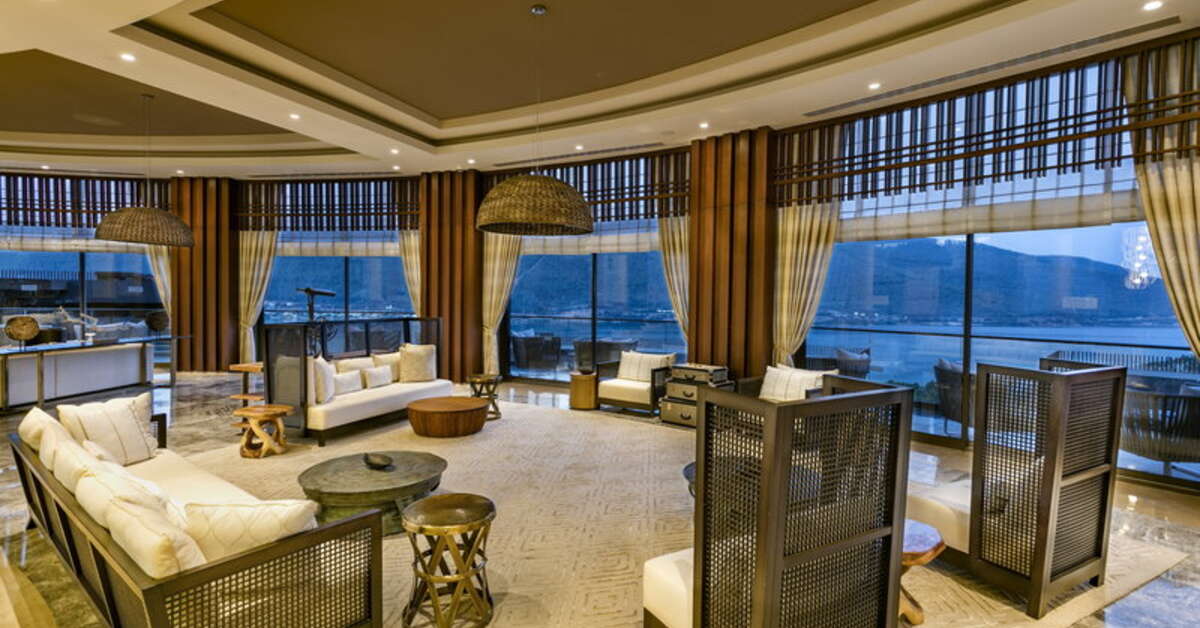 Een foto van het interieur van Titanic Luxury Collection Bodrum