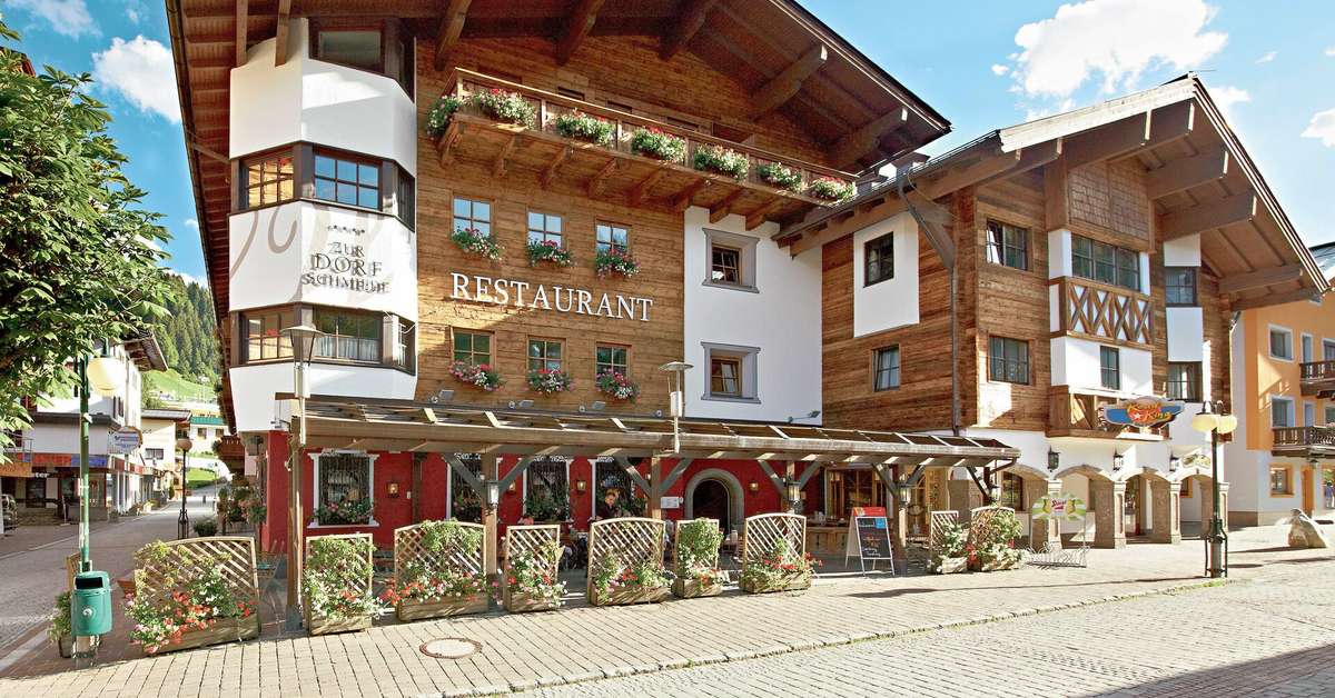 Een foto van een overzicht van Hotel Zur Dorfschmiede