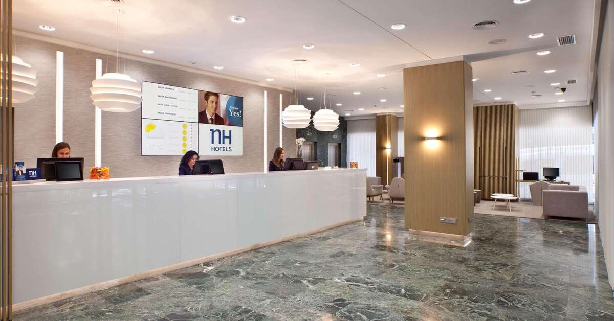 Een foto van het interieur van NH Madrid Ventas