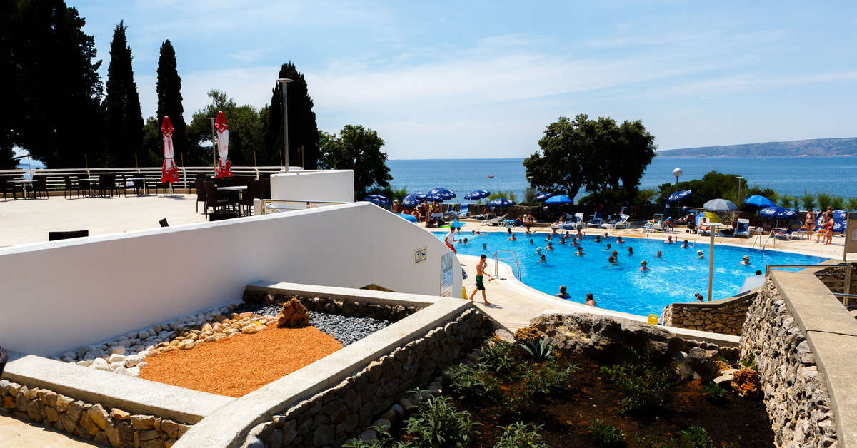 Een foto van het zwembad bij Hotel Drazica