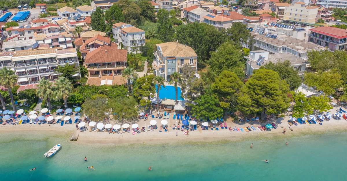 Een foto van het strand bij Hotel Orion