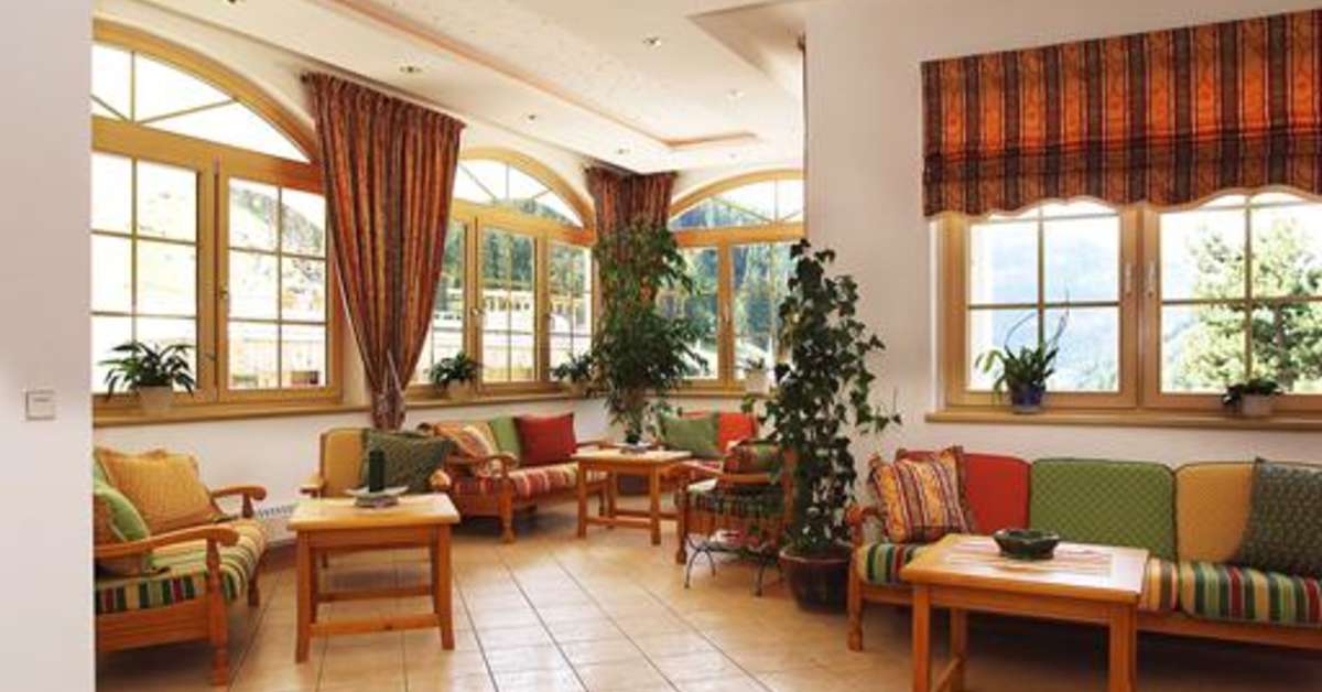 Een foto van het interieur van Familienhotel Berghof