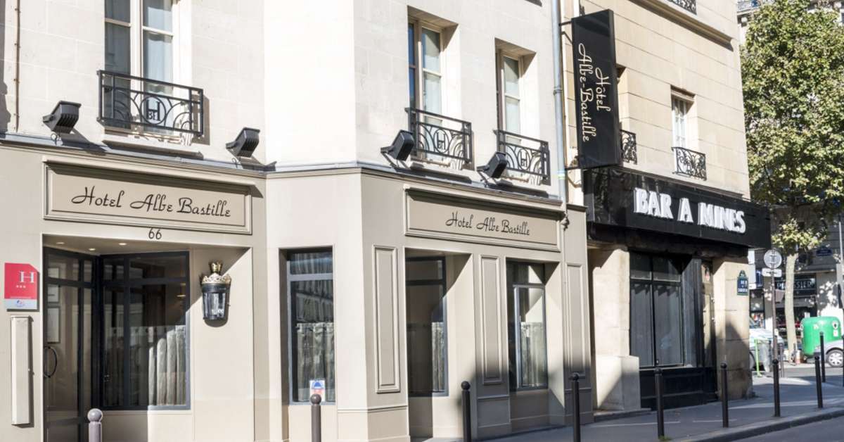 Een foto van de buitenkant van Hotel Albe Bastille