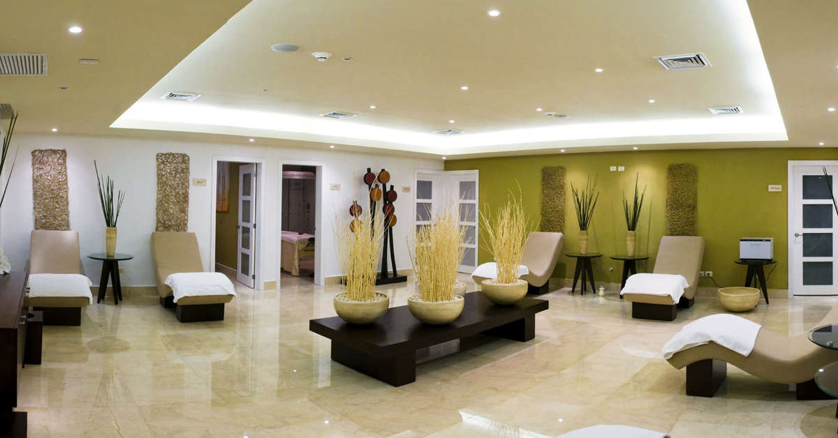 Een foto van het interieur van Ocean Coral & Turquesa