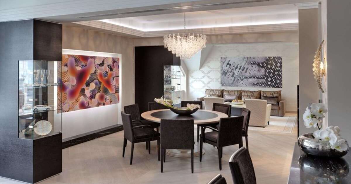 Een foto van het interieur van Steigenberger Grandhotel Handelshof