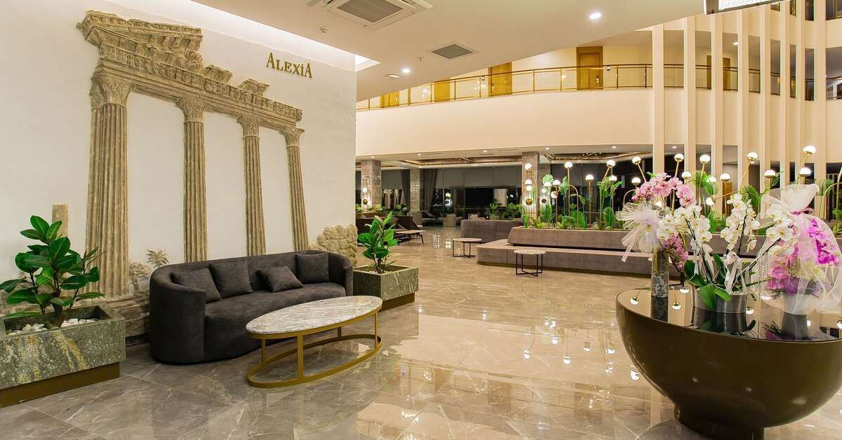Een foto van het interieur van Alexia Resort & Spa