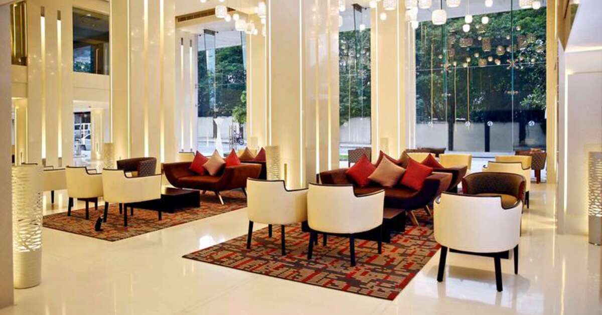 Een foto van het interieur van Ramada by Wyndham Colombo