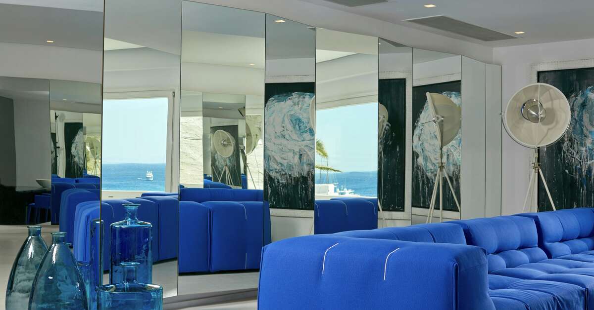 Ein Foto vom Innenbereich im Myconian Ambassador - Relais & Chateaux