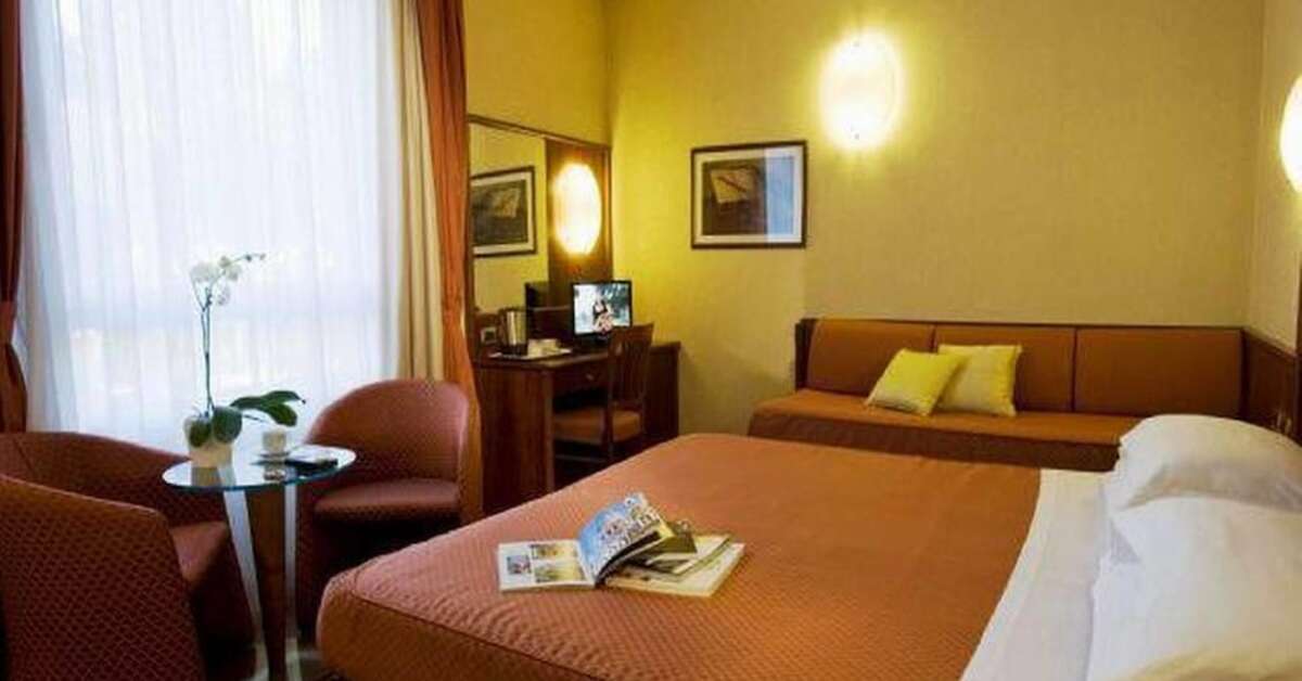 Een foto van een overzicht van Hotel President Venetie