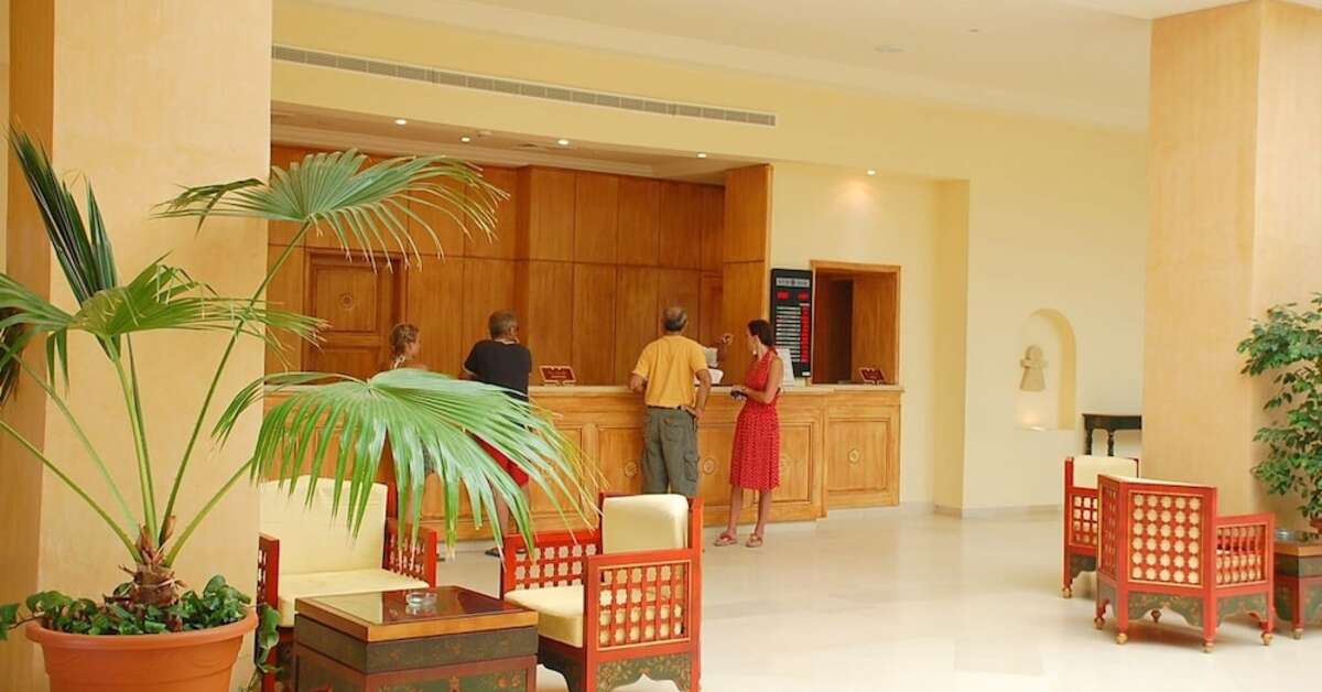Een foto van het interieur van Hotel Zephir