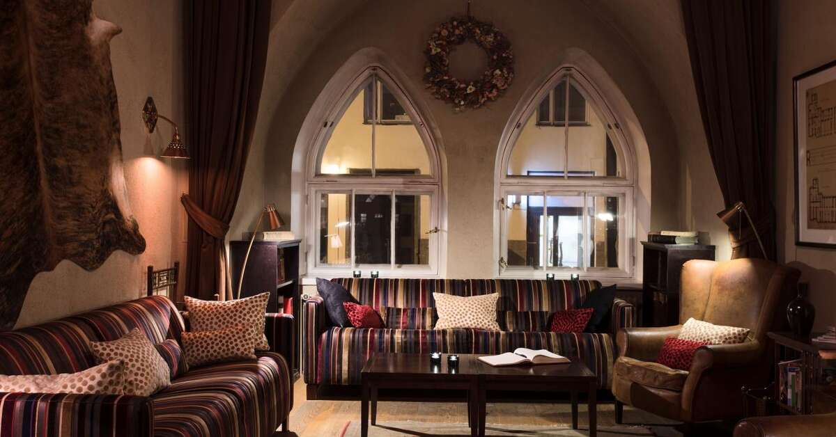 Een foto van het interieur van Home Hotel Jugend