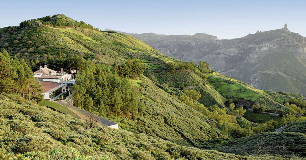 Een foto van de buitenkant van Hotel Parador Cruz de Tejeda
