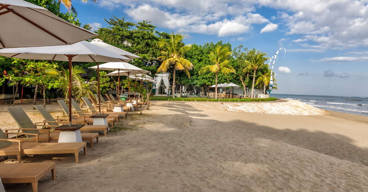 Een foto van het strand bij Bali Garden Beach Resort