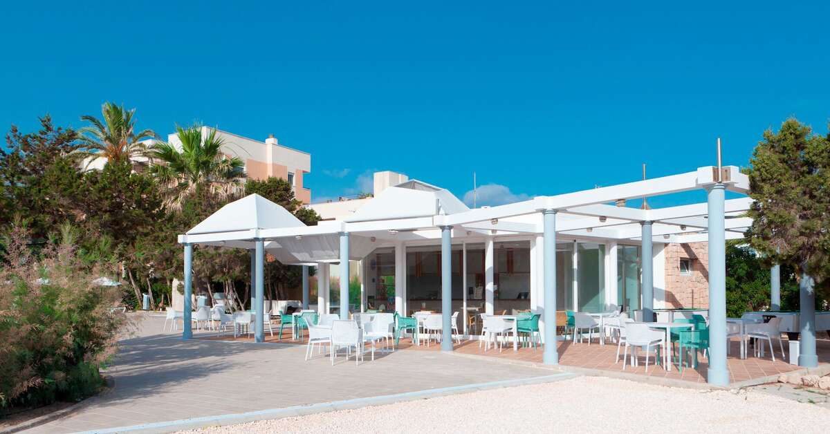 Ein Foto von der Terrasse im Marvell Club Aparthotel