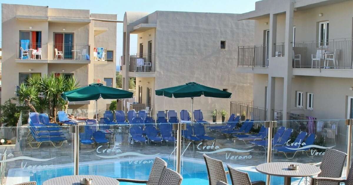 Ein Foto von der Terrasse im Creta Verano