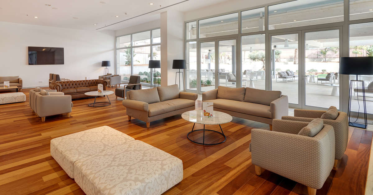 Een foto van het interieur van Hipotels Gran Playa de Palma