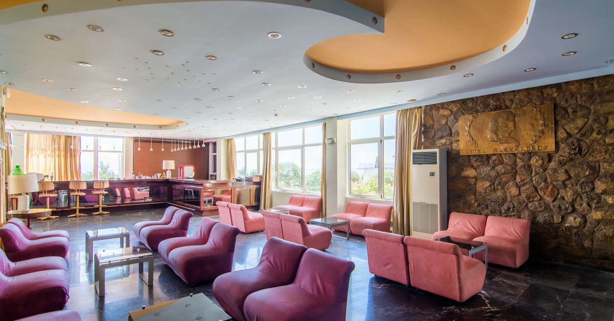 Ein Foto vom Innenbereich im Golden Alexandros Hotel	