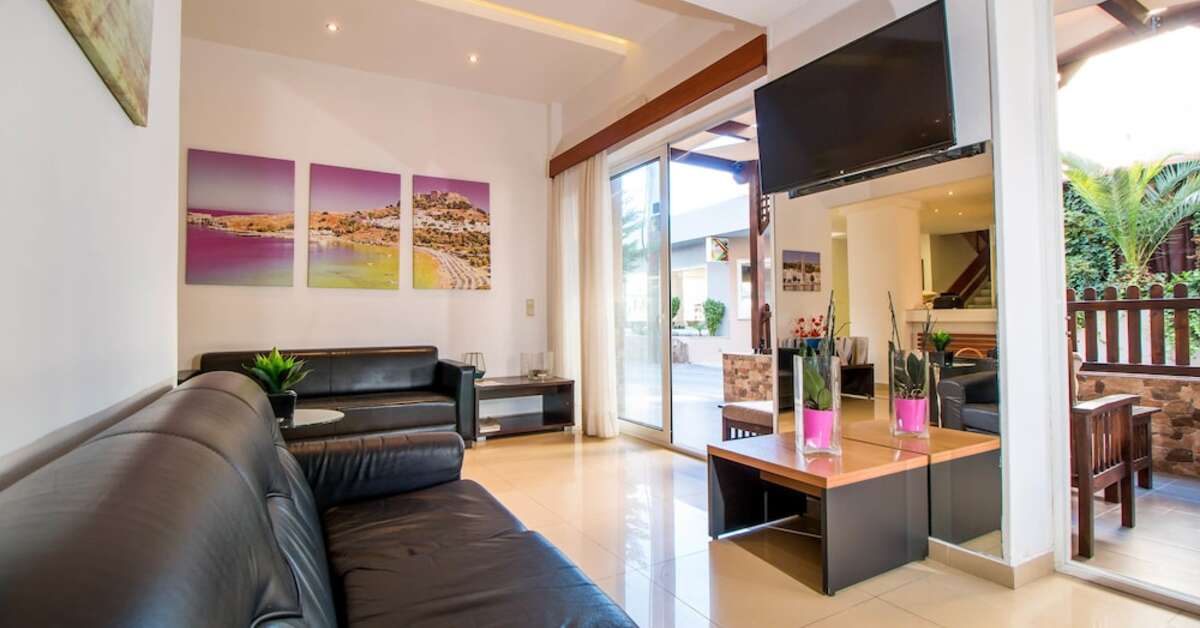 Een foto van het interieur van Filmar Hotel