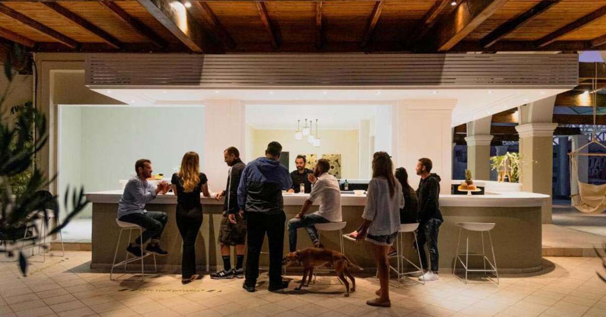 Een foto van de faciliteiten bij Olive Grove Beachfront Kavos