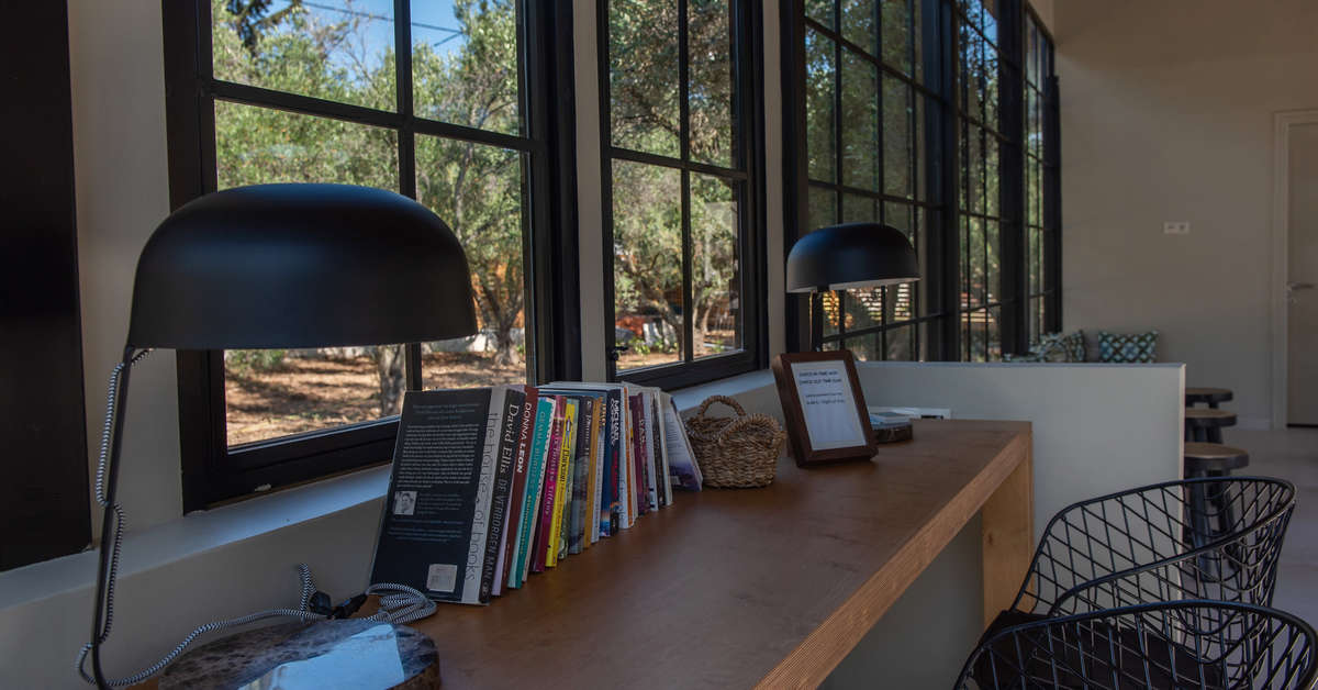 Een foto van het interieur van Elies 33 Bio Retreat