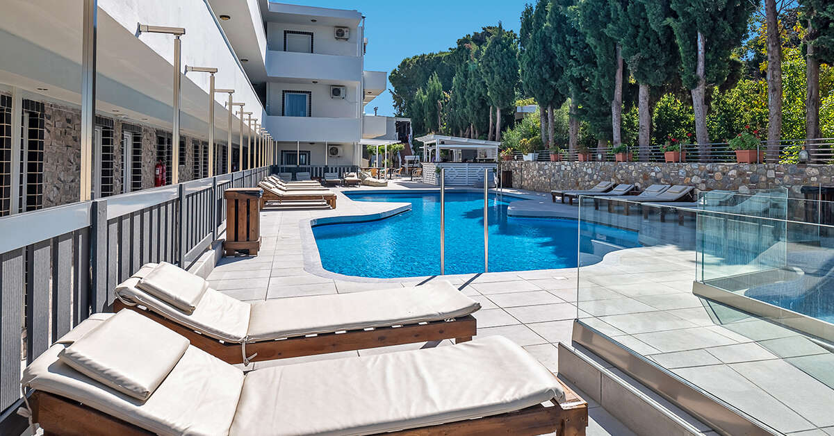 Een foto van het zwembad bij Sunny Days Hotel & Appartementen