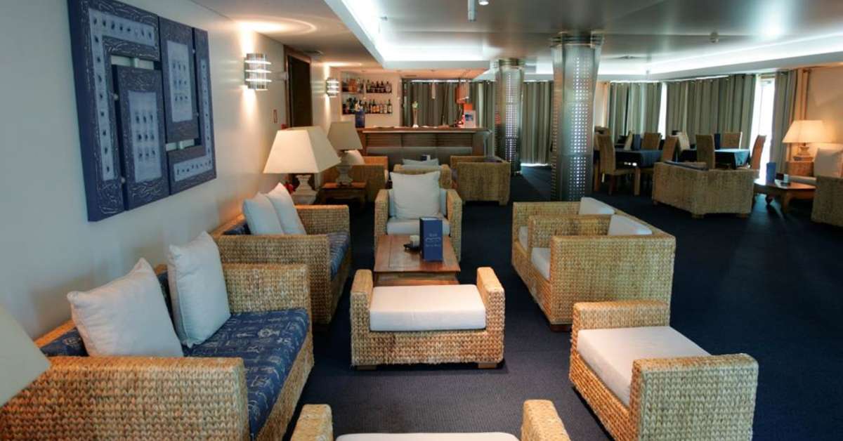 Een foto van het interieur van Hotel Do Caracol