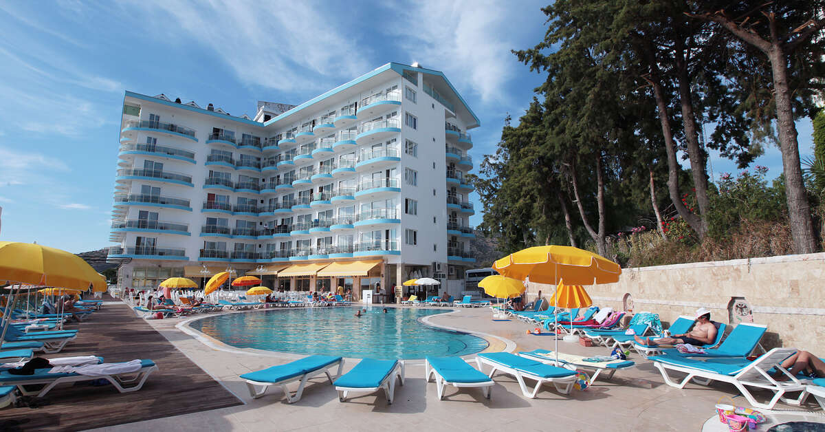 Een foto van het zwembad bij Hotel Arora